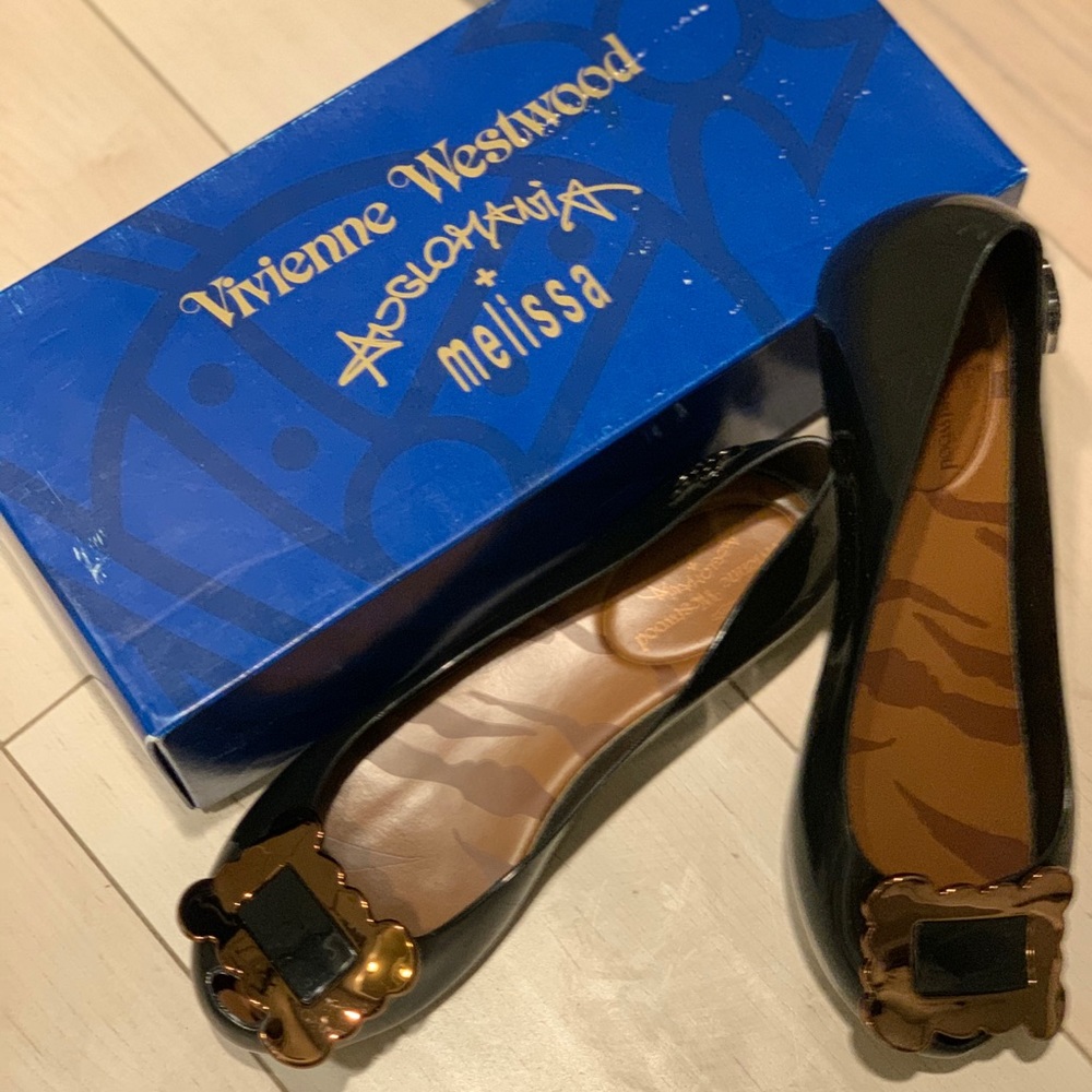 Vivienne Westwood Anglomania + Melissa Flats Sz 9